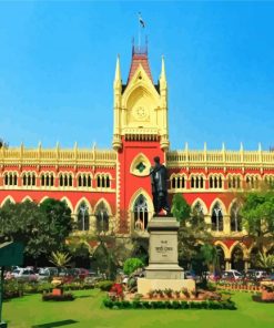 Aesthetic Calcutta High Court paint by numbers