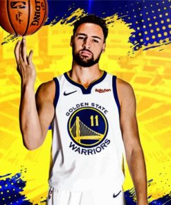 Klay Thompson paint by numbers