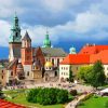 Krakow Buildings paint by numbers