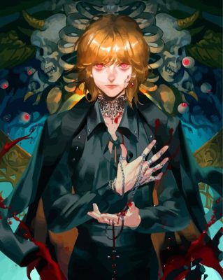 Kurapika Character paint by numbers