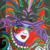 Aesthetic Mardi Gras paint by numbers