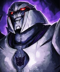 Megatron Art paint by numbers