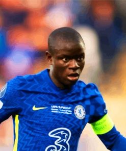 The Captain N'Golo Kanté paint by numbers