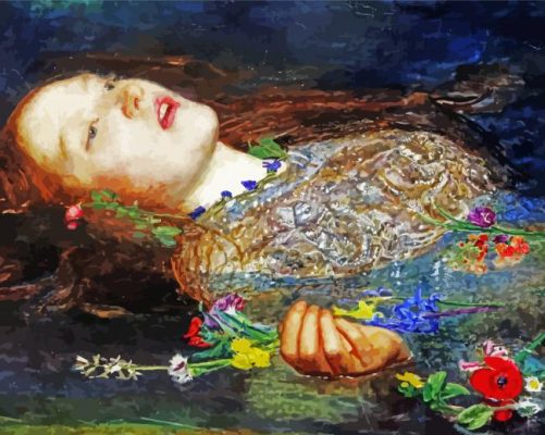 Aesthetic Ophelia paint by numbers