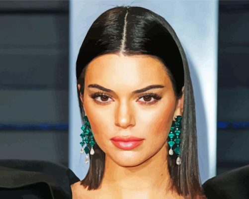 The Beautiful Kendall Jenner paint by numbers