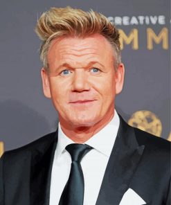 Classy Gordon Ramsay paint by numbers