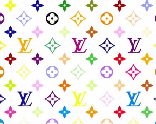 Colorful Louis Vuitton Brand paint by numbers