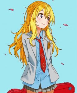 Cute Kaori Miyazono paint by numbers