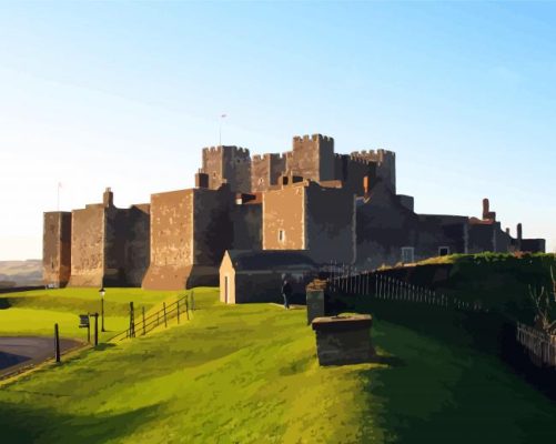 Dover Castle Building paint by numbers