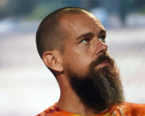 American Entrepreneur Jack Dorsey paint by numbers