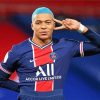 Kylian Mbappé With Blue Hair paint by numbers