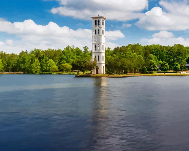 Furman University paint by numbers