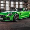 Luxury Mercedes Amg GT paint by numbers