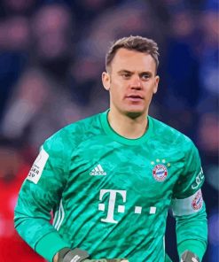 The Professional Goalkeeper Manuel Neuer paint by numbers