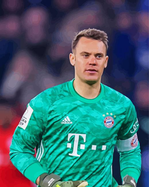The Professional Goalkeeper Manuel Neuer paint by numbers