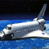 The Space Shuttle paint by numbers