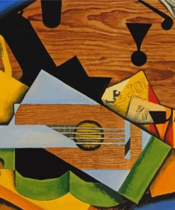 Still Life With A Guitar paint by numberrs