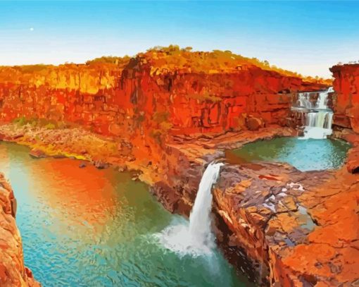 Aesthetic Kimberley Landscape paint by numbers