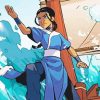 Katara Girl Anime paint by numbers