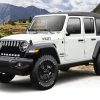 Light Grey Jeep Wrangler Rubicon paint by numbers