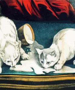 Little White Kitties paint by numbers