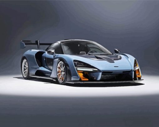 Mclaren Sport Car paint by numbers