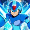 Mega Man Character paint by numbers