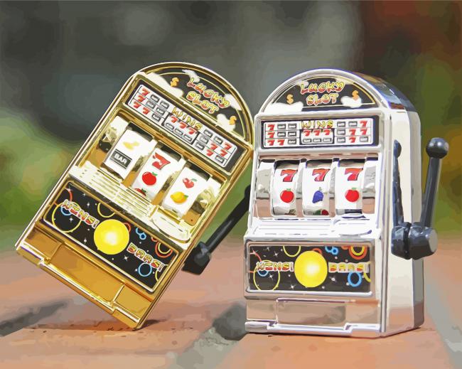 Mini Fruit Slot Machine paint by numbers