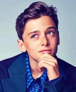 The Actor Noah Schnapp paint by numbers