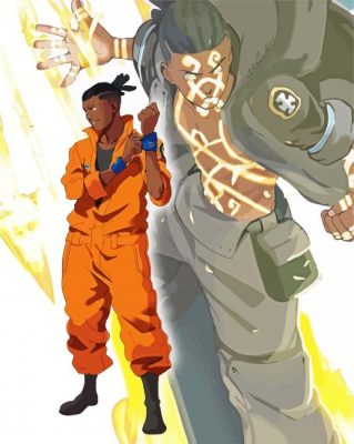 Ogun Montgomery Manga paint by numbers