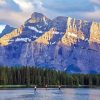 Outdoors Mountains Landscape paint by numbers