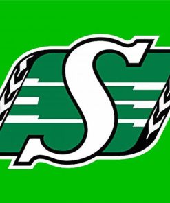 Saskatchewan Roughriders Logo paint by numbers