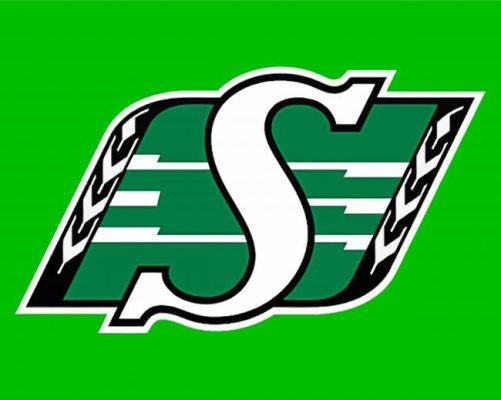 Saskatchewan Roughriders Logo paint by numbers