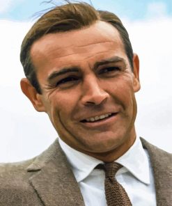 The Actor Sean Connery paint by numbers