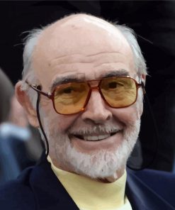 Sean Connery Wearing Glasses paint by numbers