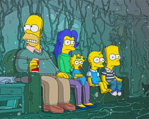 The American Simpsons paint by numbers