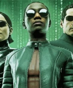 The Matrix Characters paint by numbers