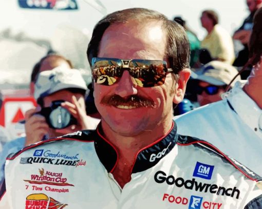 Dale Earnhardt Racing Driver paint by numbers