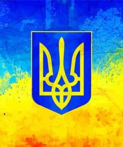 Ukrainian Flag paint by numbers