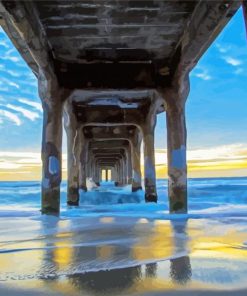 under pier manhattan beach paint by number