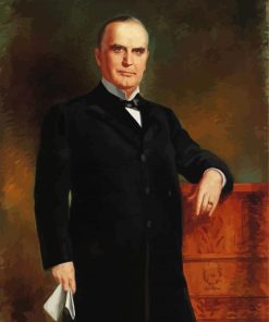 Vintage William McKinley paint by numbers