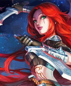 Katarina Character paint by numbers