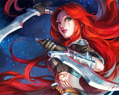 Katarina Character paint by numbers