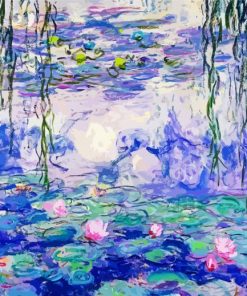 Water Lilies Art By Claude Monet paint by numbers