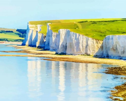 The White Cliffs Of Dover paint by numbers
