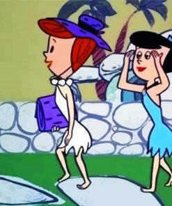 The Flintstones paint by numbers