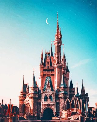 Aesthetic Fairy Castle paint by numbers