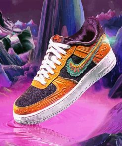 Aesthetic Nike Air Force paint by numbers