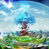 Aesthetic Yggdrasil World Tree paint by numbers