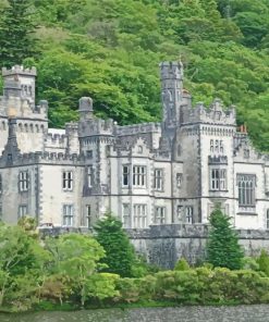 Aesthetic Kylemore Abbey paint by numbers